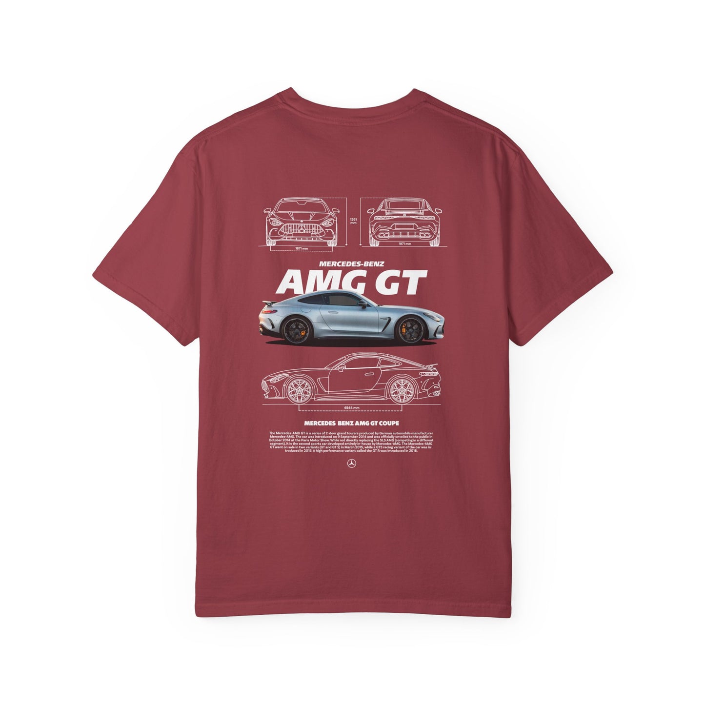 Mercedes-Benz AMG GT Graphic T-Shirt - Unisex, Casual Wear